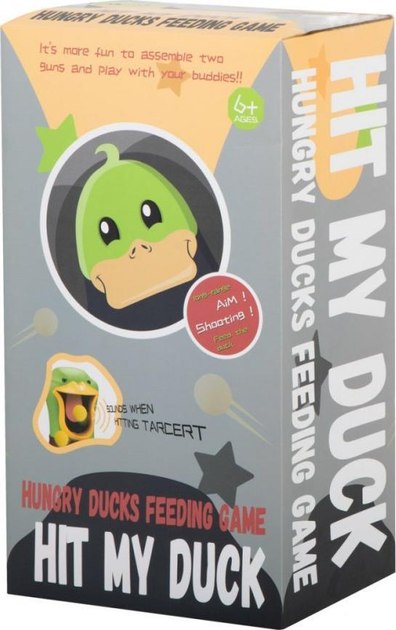 Ігровий набір Ikonka Hit my duck Пістолет та кульки для стрільби по мішенях (5903039718340) - зображення 1