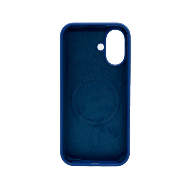 Защитный чехол-накладка Cosmic Silicone Case Magnetic для Apple iPhone 17 Porcelain Blue (SilMag17-74) - изображение 2