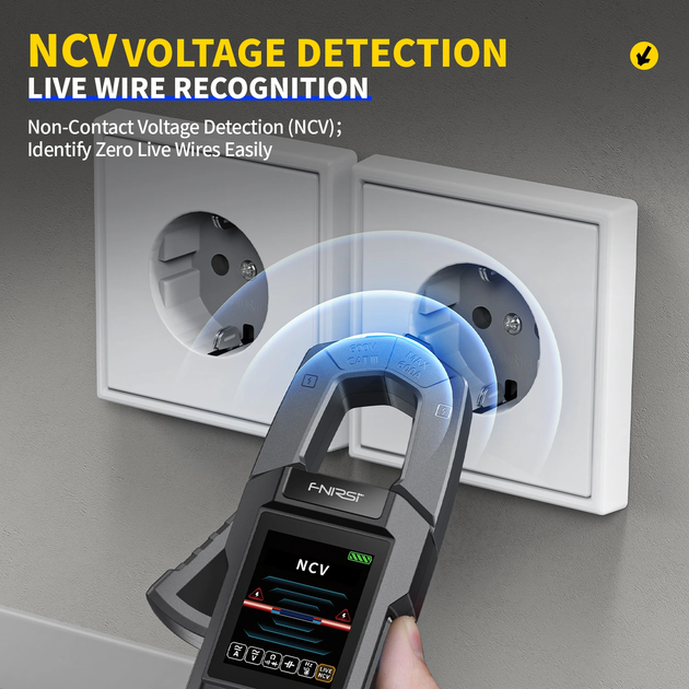Цифровые токовые клещи FNIRSI DMC-100 AC/DC 600А True RMS мультиметр умные токоизмерительные клещи - Фото 7 Цифровые токовые клещи FNIRSI DMC-100 AC/DC 600А True RMS мультиметр умные токоизмерительные клещи - изображение 7