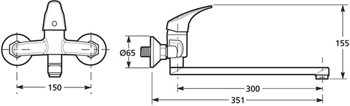 Bateria wannowa Jika Talas H3111N70042401 - obraz 2