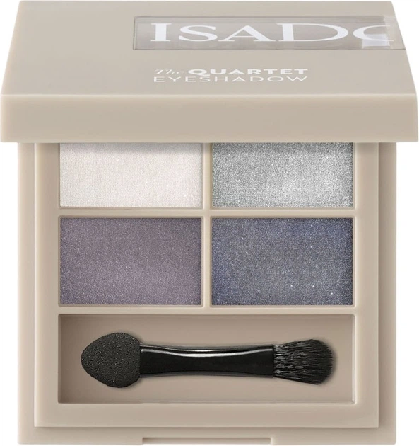 Paleta cieni do powiek Isadora The Quartet Shadow błyszczące perłowe 12 Crystal Mauve 3.5 g (7333352085450) - obraz 1