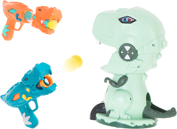 Ігровий набір JLY Toys Dinosaur WORLD 2 пістолета та 20 кульок для стрільби (5903039727731) - зображення 6