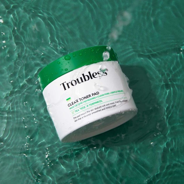 Płatki do twarzy Troubless Clear Toner Pad 60 szt (8809573486301) - obraz 4