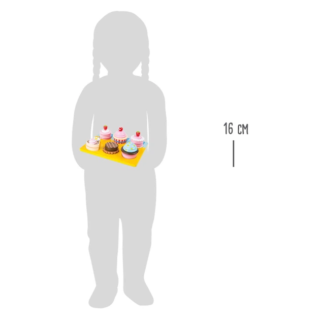 Zestaw do zabawy Small Foot babeczki i ciasteczka 13 elementów 5410738 (4020972101495) - obraz 4