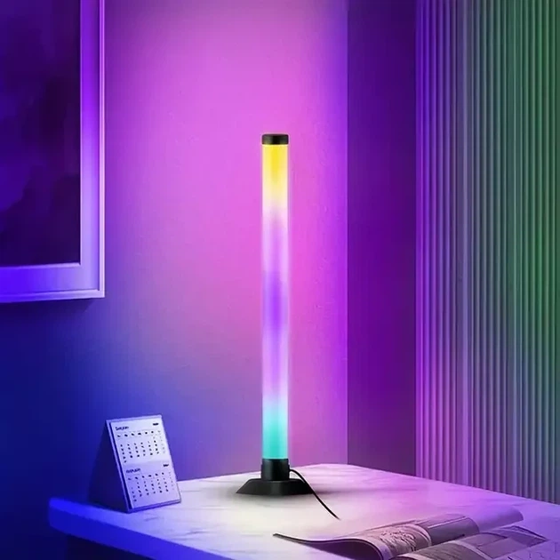 Смарт RGB видеосветило 2 шт LED неоновая лампа с Bluetooth, управление через телефон, умные светодиодные жезлы для фото, видео и п - изображение 3