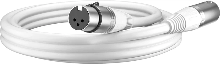 Kabel Fifine L9CW XLR Male - XLR Female 1.8 m White (4820216978780) - obraz 3
