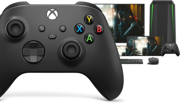 Бездротовий геймпад Microsoft Xbox Wireless Controller Carbon Black (889842654790) (09710103857430) - Уцінка - зображення 4