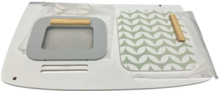 Drewniana kuchnia dla dzieci EcoToys retro z akcesoriami W10C863 (5905817003969) (955555913036537) - Outlet - obraz 4