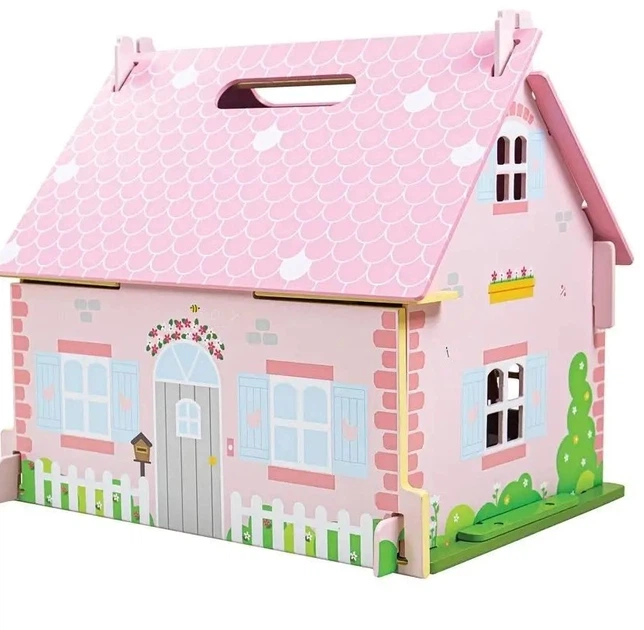 Ляльковий будиночок Bigjigs Toy дерев'яний комплект меблів з 15 предметів (JT123) (0691621261231) - зображення 2