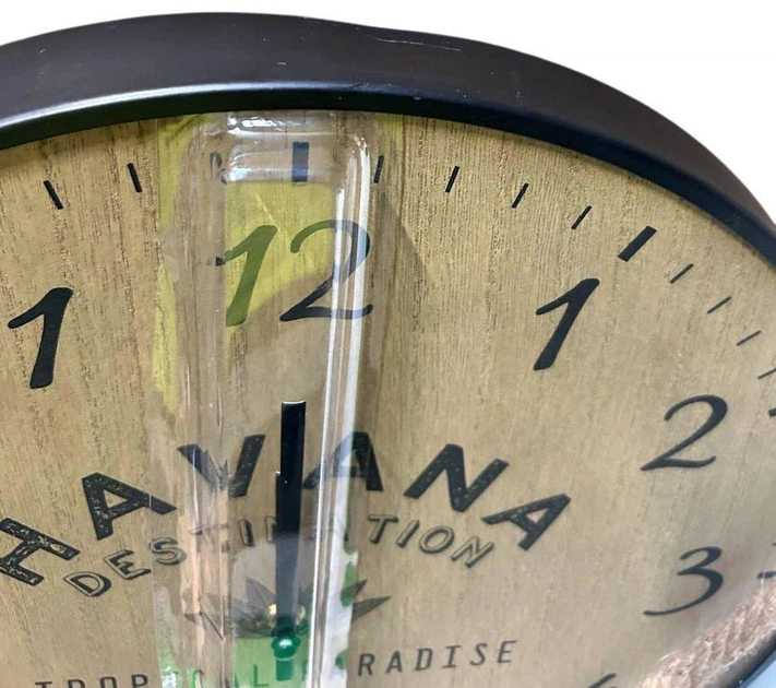 Zegar ścienny Atmosphera Cuba 40 cm Brązowy (3560237553320) (955555909394056) - Outlet - obraz 3