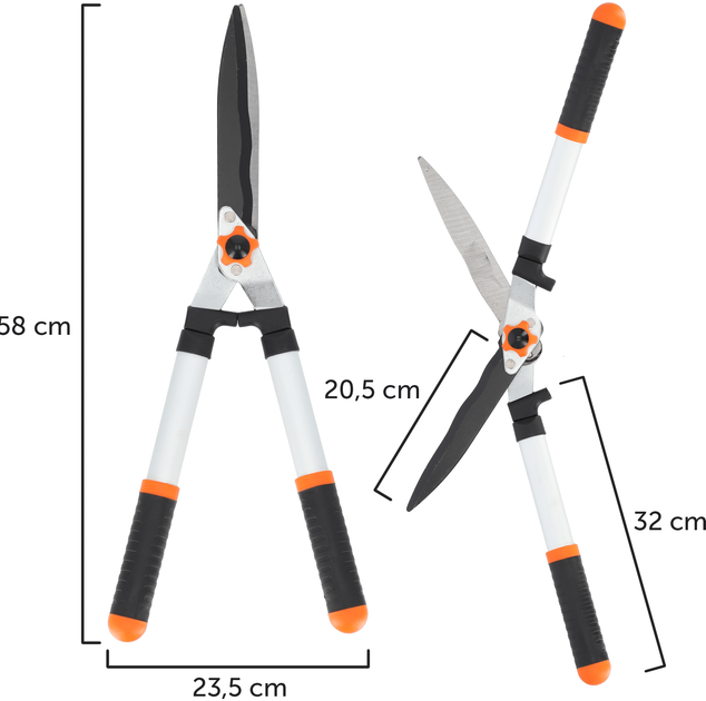 Ножиці для живоплоту Kadax 23 x 58 см (K3026) - зображення 2