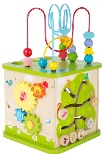 Сортер Small Foot Дерев'яний з моторичною спіраллю Ферма (11733) (4020972117335) - зображення 1