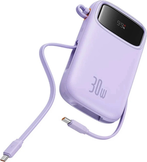 УМБ Baseus Qpow 2 20000 мАг 30 Вт Purple (P10055009513-00) - зображення 4