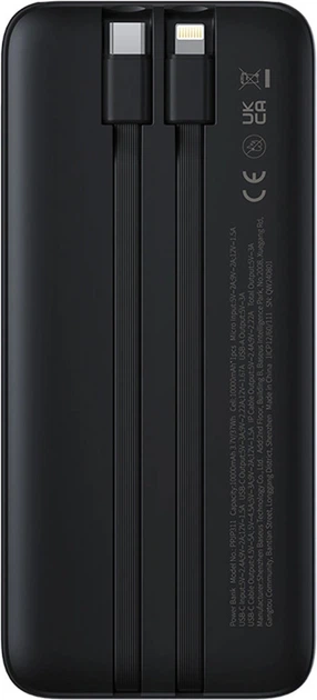 УМБ Baseus Lipow 10000 мАг 22.5 Вт Black (P10079101123-00) - зображення 5