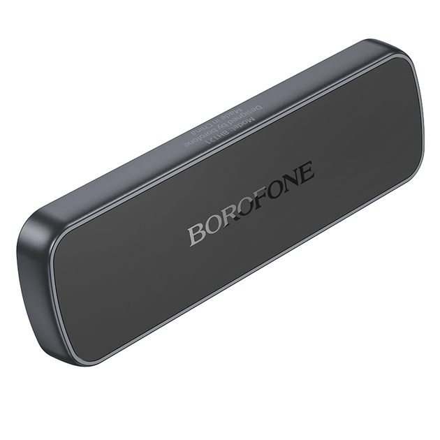 Автотримач для телефона BOROFONE BH121 Eternal magnetic car holder Black Gray - изображение 3