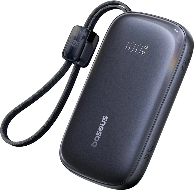 Powerbank Baseus EnerFill FC21 Qpow 3 Ultra 10000 mAh 22.5W Black (E0027L00) - obraz 1