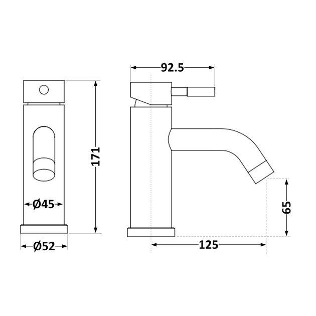 Смеситель для раковины Lidz Aria 0011F (k35) LDARI0011FNKS46091 Nickel - изображение 2