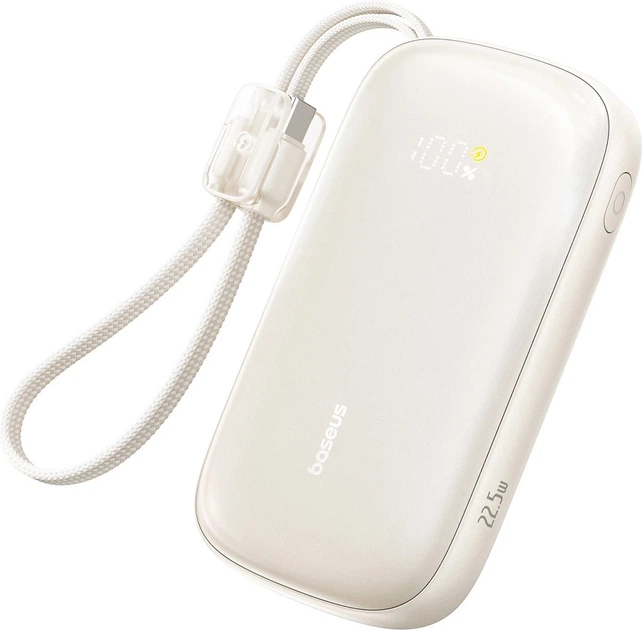 Powerbank Baseus EnerFill FC21 Qpow 3 Ultra 20000 mAh 22.5W Beige (E0027M01) - obraz 1