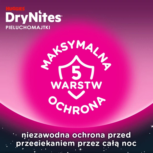 Підгузки-трусики Huggies DryNites для дівчаток 4-7 років 10 шт. (5029053527581) - зображення 5