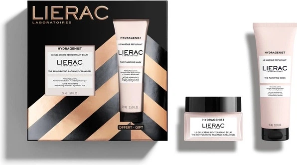 Zestaw Lierac Hydragenist Krem-żel nawilżający 50 ml + Maska wypełniająca 75 ml (3701436934750) - obraz 2