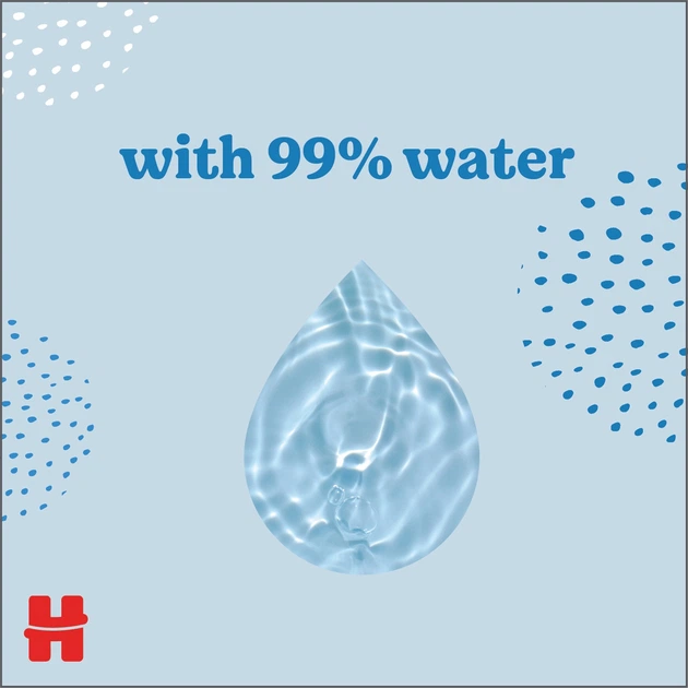 Chusteczki nawilżane dla niemowląt Huggies Pure 10 x 56 szt (5029053550039/10) - obraz 4