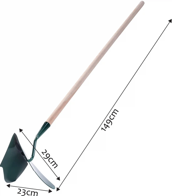 Obsypnik z trzonkiem Kadax Alby 149 x 29 cm Zielony (K726) - obraz 6