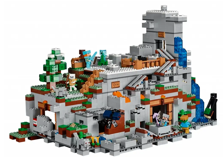 Конструктор Minecraft 76010 Гірська печера, 2688 деталей Майнкрафт - Фото 4 Конструктор Minecraft 76010 Гірська печера, 2688 деталей Майнкрафт - зображення 4