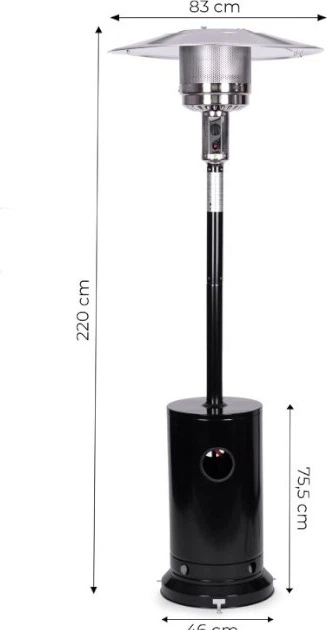 Grzejnik gazowy ModernHome by Multistore MultiGarden 13 kW HSS-A-SJGPT - obraz 7