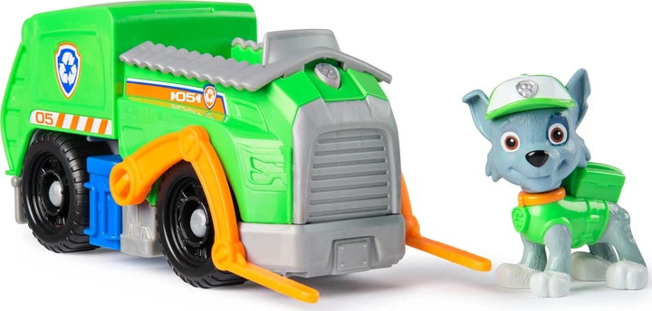 Samochód Spin Master Paw Patrol Basic Vehicle Rocky z figurką (0778988507506) - obraz 3