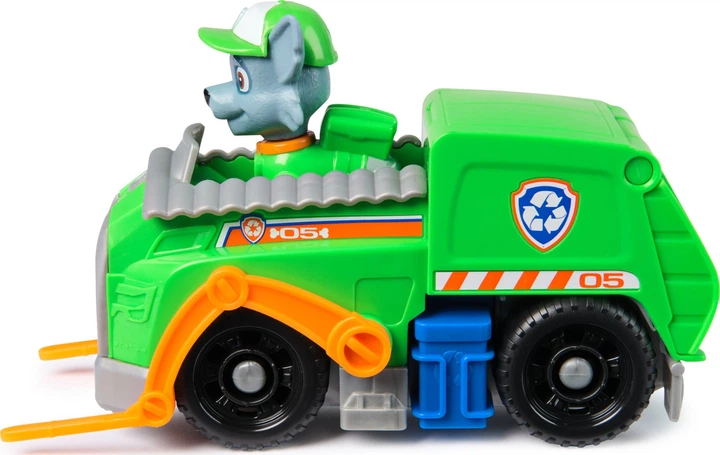 Samochód Spin Master Paw Patrol Basic Vehicle Rocky z figurką (0778988507506) - obraz 4