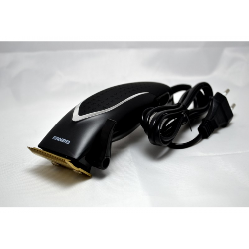 Машинка для стрижки волос Gemei GM-809 Professional Black 9 Вт питание от сети с титановыми ножами регулятор длины + 4 насадки ножницы и расческа (45312 IM) - изображение 6
