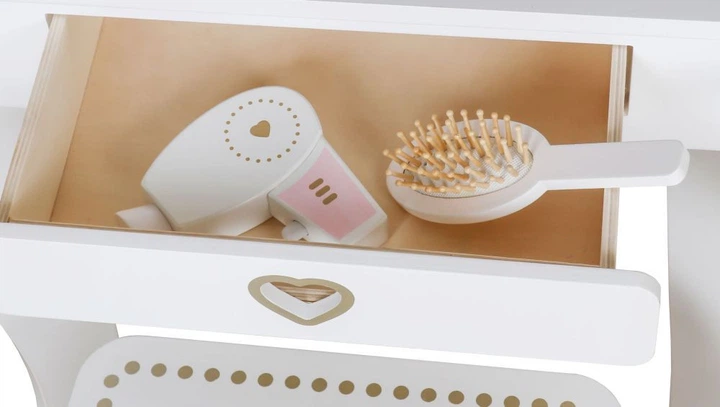 Туалетний столик дитячий дерев’яний EcoToys з дзеркалом (5903769977215) - зображення 5