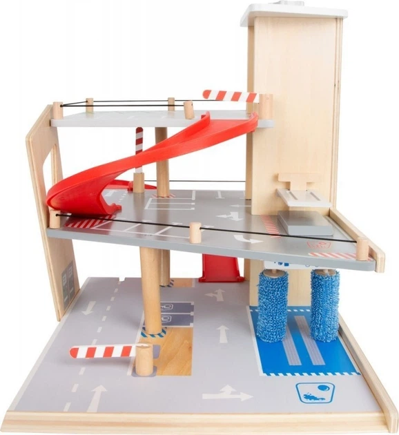 Паркінг гараж Small Foot преміум багаторівневий дерев'яний для машинок 11676 (4020972116765) - зображення 4