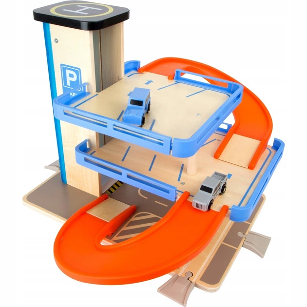 Parking garaż Small Foot 3 poziomy z windą i 2 samochodzikami 10343 (4020972103437) - obraz 3