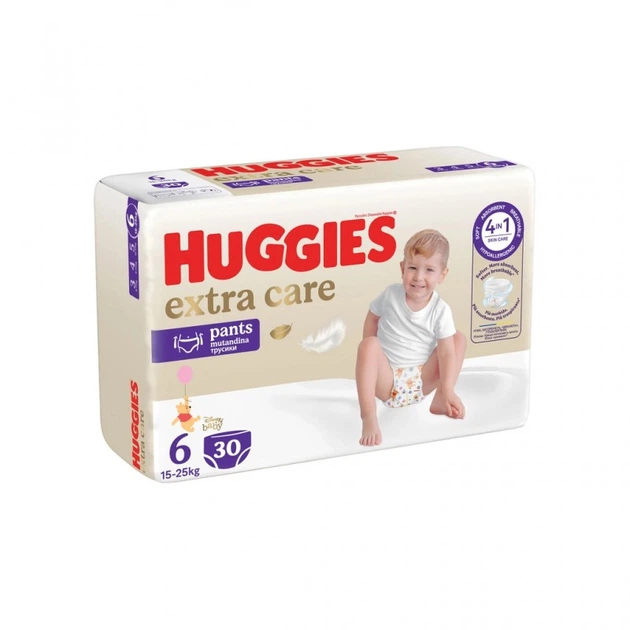 Подгузники Huggies Extra Care Pants 6 15-25 кг 30 шт (5029053582436) (7465) - изображение 2