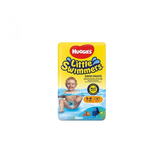 Подгузники Huggies Little Swimmer 5-6 (12-18 кг) 11 шт (5029053538426) (6091) - Фото 2 Подгузники Huggies Little Swimmer 5-6 (12-18 кг) 11 шт (5029053538426) (6091) - изображение 2