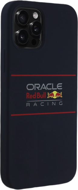 Etui Red Bull Silicone Horizontal Logo MagSafe do Apple iPhone 16 Plus Navy (RBHMP16M24SIHSRV) - obraz 2