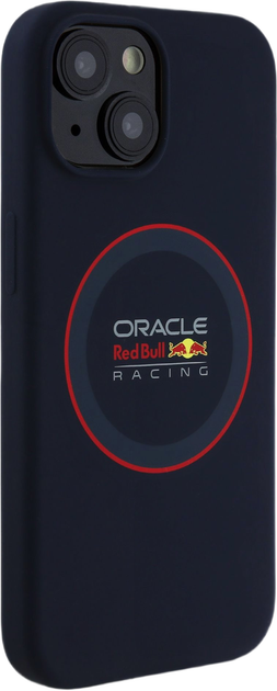 Панель Red Bull Liquid Silicon Case With Ring MagSafe для Apple iPhone 16 Pro Max Navy (RBHMP16X24SIILVR) - зображення 3