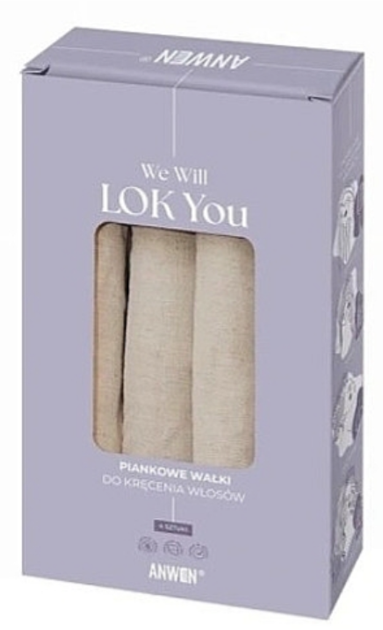 Zestaw wałków do włosów Anwen We Will Lok You 4 szt (5907059936272) - obraz 1