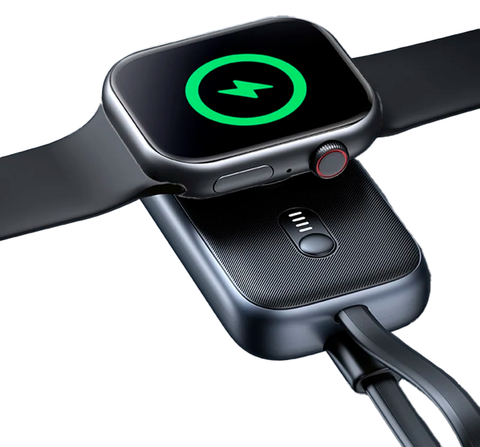 Powerbank Usams CD245 1200mAh 2.5W Mag Black (6958444994765) - obraz 2