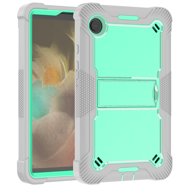 Противоударный чехол с подставкой Shockprof Capsule для Samsung Galaxy Tab A9 8.7" SM-X110 SM-X115 SM-X117 Бирюзовый - изображение 2