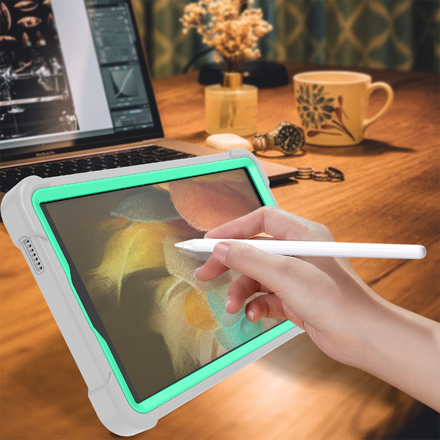Противоударный чехол с подставкой Shockprof Capsule для Samsung Galaxy Tab A9 8.7" SM-X110 SM-X115 SM-X117 Бирюзовый - изображение 7