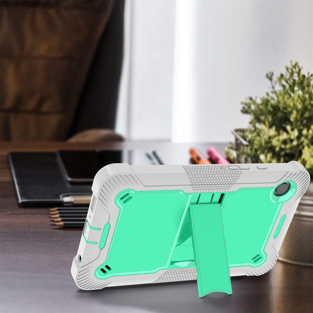 Противоударный чехол с подставкой Shockprof Capsule для Samsung Galaxy Tab A9 8.7" SM-X110 SM-X115 SM-X117 Бирюзовый - изображение 8