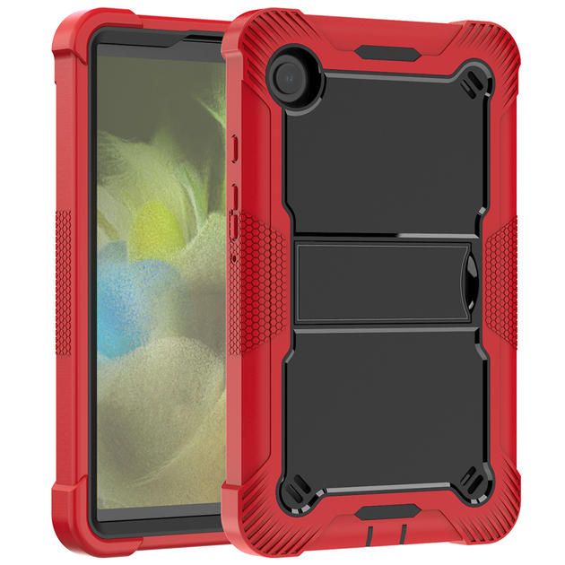 Противоударный чехол с подставкой Shockprof Capsule для Samsung Galaxy Tab A9 8.7" SM-X110 SM-X115 SM-X117 Красный - изображение 2