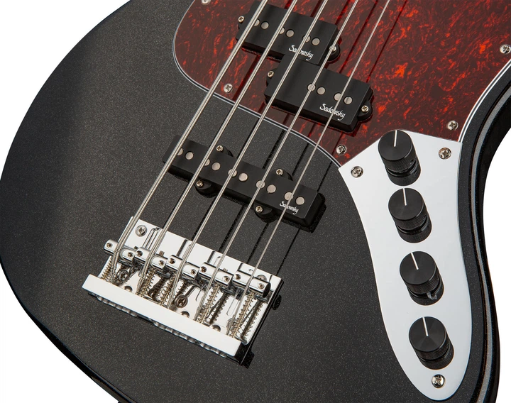 Бас-гитара SADOWSKY MetroExpress 21-Fret Hybrid P/J Bass, Maple, 5-String (Solid Black High Polish) - изображение 4