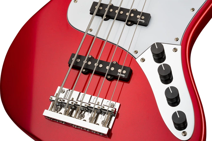 Бас-гитара SADOWSKY MetroExpress 21-Fret Vintage J/J Bass, Maple, 5-String (Candy Apple Red Metallic) - изображение 4