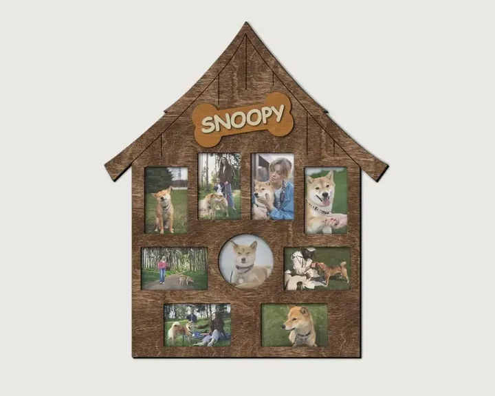 Фоторамка The Frame Depot Собачья будка на 9 фотографий Темно-коричневый (doghouse) - Фото 1 Фоторамка The Frame Depot Собачья будка на 9 фотографий Темно-коричневый (doghouse) - изображение 1