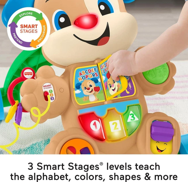 Ходунки Fisher-Price Граю та Вчуся Навчальна каталка "Собачка" англійською мовою - зображення 3