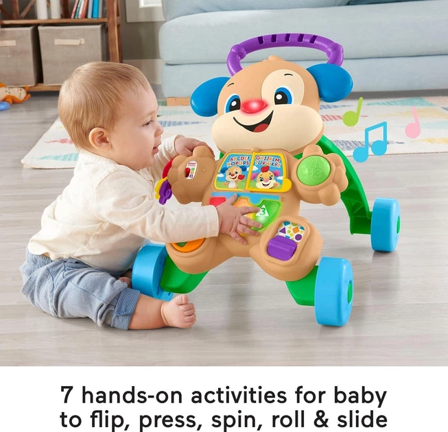 Ходунки Fisher-Price Граю та Вчуся Навчальна каталка "Собачка" англійською мовою - зображення 4