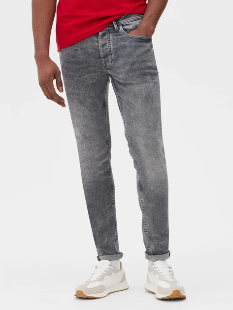 Джинси Skinny Primark сірий FHQYO055 28/30 - Фото 2 Джинси Skinny Primark сірий FHQYO055 28/30 - изображение 2